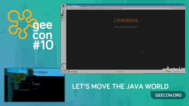 GeeCON 2018: Peter Palaga - srcdeps - stop letting dependencies dictate your life! смотреть онлайн