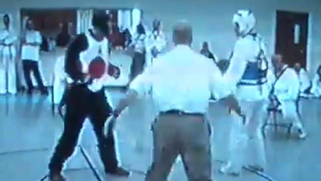 Old Early 2000's Taekwondo Tournament Footage Of Me Sparring смотреть онлайн