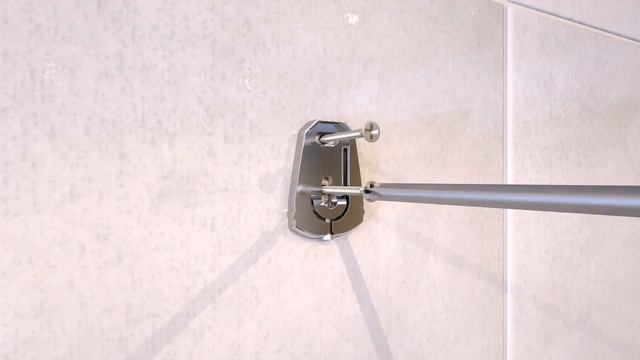 карниз для шторы в ванную CS-1 хром MONTERNO смотреть онлайн