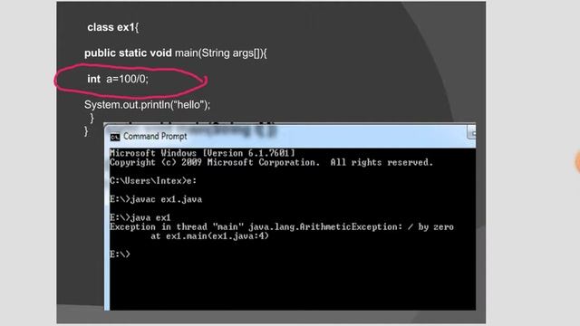Exceptional handling in java смотреть онлайн