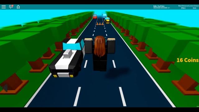 Сабвей сёрф в РОБЛОКС! Traffic rush в ROBLOX весёлое видео для детей смотреть онлайн