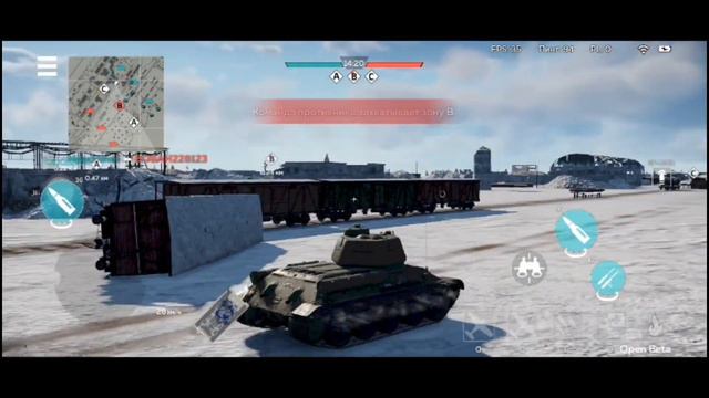 War Thunder mobile играю за Советские танки смотреть онлайн