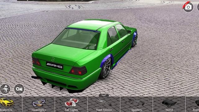 Mercedes-Benz E Class Virtual Modification In 3d Tuning App #mercedes #E-class #3D Tuning