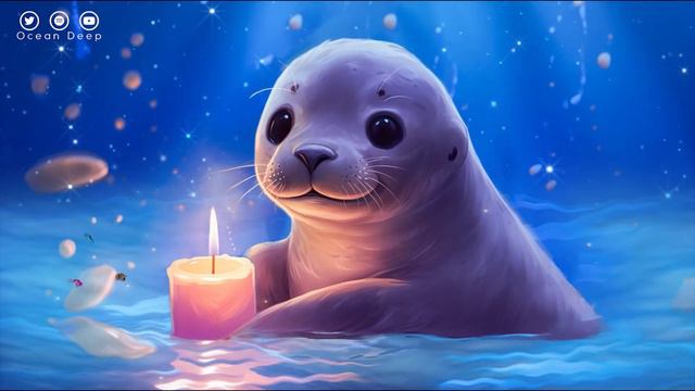 Ocean Serenade: Tranquil Piano Harmony with Cute Sea Companions 🌊🎹💤 смотреть онлайн