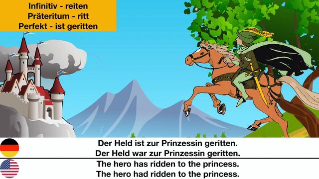 3 Principal Parts of German Verbs: Infinitive, Simple Past, Pas Participle смотреть онлайн