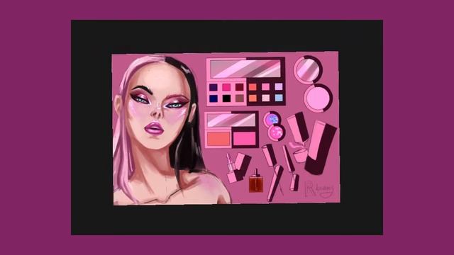 Рисую упаковку косметики и саму косметику! смотреть онлайн