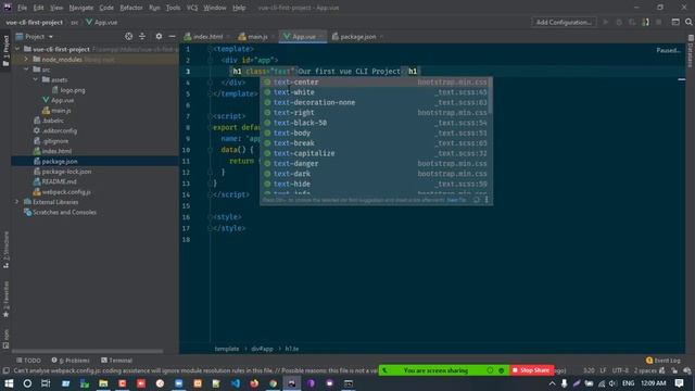 Vue CLI Part - 01 смотреть онлайн