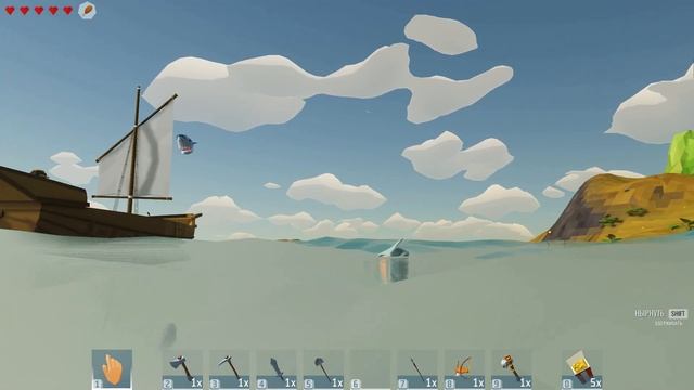 Прохождение выживание Ylands #3 Отплываем в далекое плавание...или нет ? смотреть онлайн