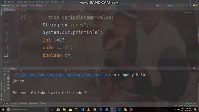 variables and type declaration In java | tutorial 06 | java basic programming language | #java смотреть онлайн