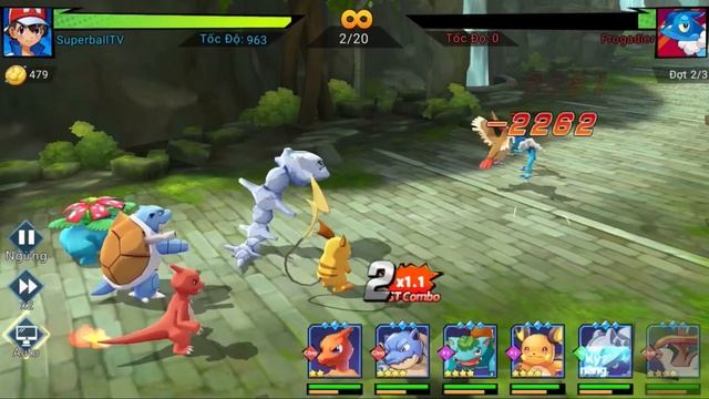 Thần thú 3D - Leo tháp nhận ngay Blastoise 4 sao bậc S смотреть онлайн