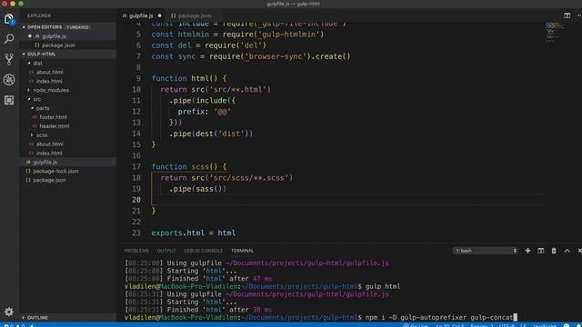 Gulp за 30 минут