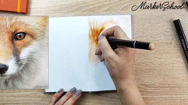 ? Мастер-класс: Рисуем глаза Лисы маркерами смотреть онлайн
