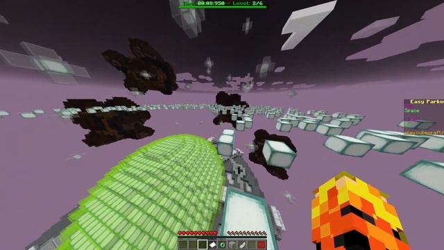 Minecraft 1.16.5 Parkour(Space Level 2) смотреть онлайн