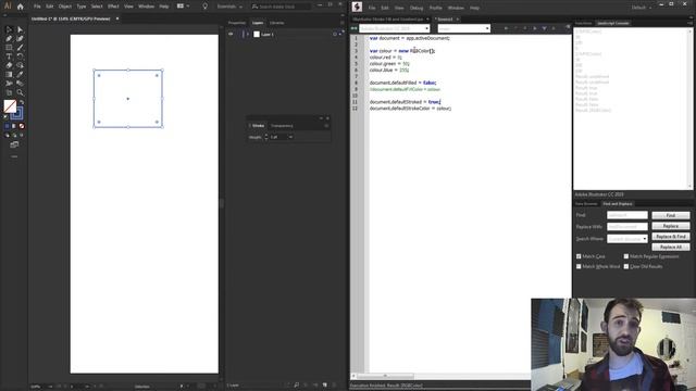 Adobe Illustrator Scripting Tutorial: Stroke, Fill, and Gradient смотреть онлайн