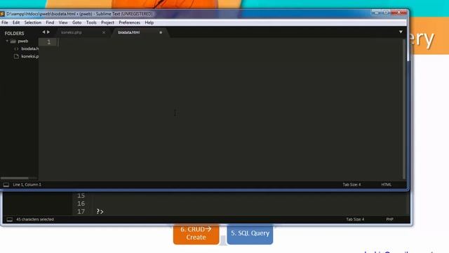 CRUD PHP SQL Query #1 смотреть онлайн