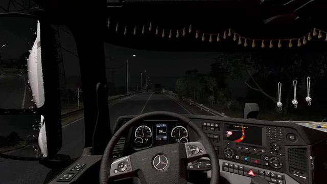 ETS2 1.36 Road to the Black Sea Mercedes MP4 from Timişoara To Bucharest DX11 смотреть онлайн