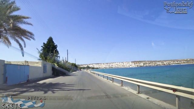 🇬🇷Crete, Petras Beach Road 2022, Greece - Kréta, Petras cesta popri pobreží 2022 смотреть онлайн