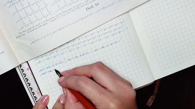 Part 1: Writing with Palmer Method cursive (uppercase and lowercase). No talking ASMR смотреть онлайн