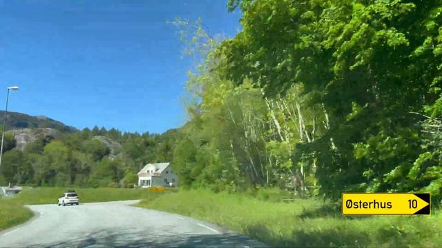 [4K] Driving In Norway: Riksvei 13 From Nesvik To Sand - Norwegian Fjords Scenic Drive