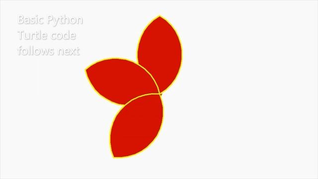 Simple Python Turtle Graphic and Code: Plumeria смотреть онлайн
