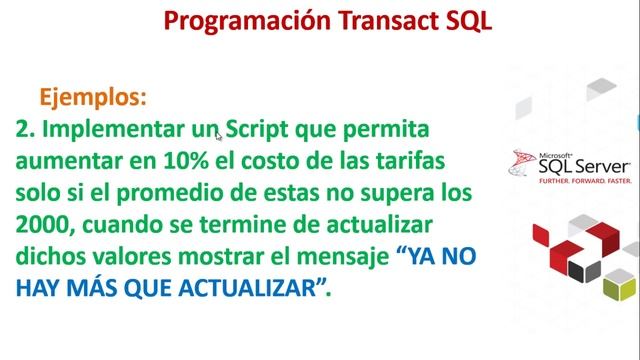Programación Transact Estructura WHILE (30-35) Bases de Datos en Microsoft Sql Server 2014 смотреть онлайн