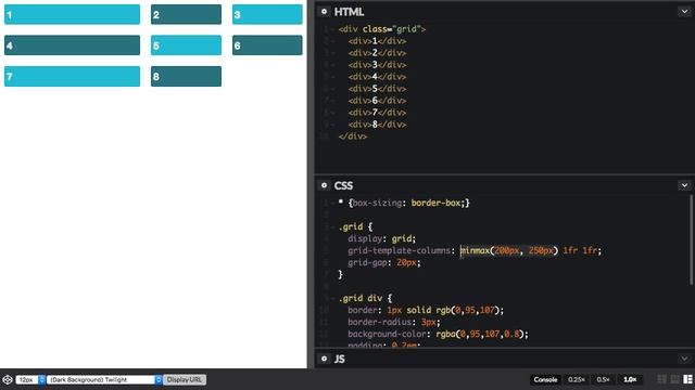 Grid by Example: minmax() смотреть онлайн