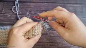 Как связать аккуратную планку крючком с прямым и скруглённым углом