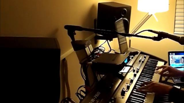 Entangled - Genesis (Tony Banks' keyboard solo, Mellotron & Arp Prosoloist) (cover) смотреть онлайн