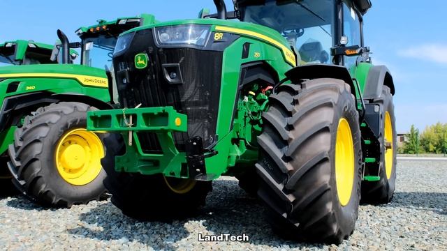 Новый трактор John Deere 8R - мощная машина с дизайном от BMW! смотреть онлайн