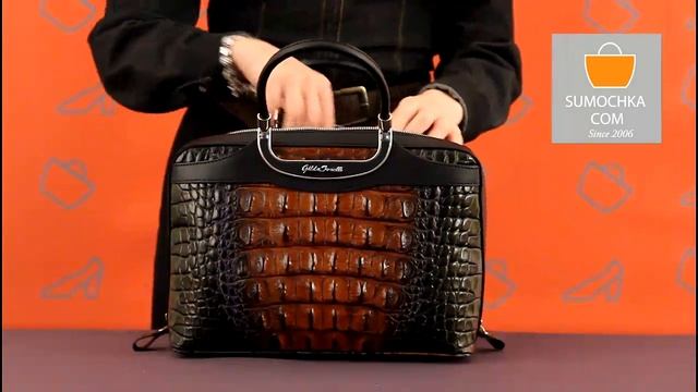 Классическая сумка Gilda Tonelli 5252 croc multicolor смотреть онлайн