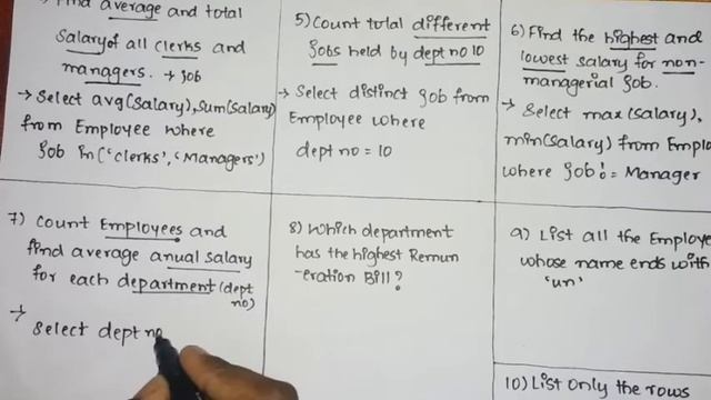SQL Queries on Agregate functions solved examples смотреть онлайн