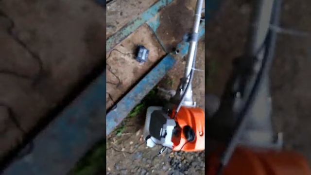 2ч Новая бензокоса (триммер) и цифровой индуктивный тахометр и счетчик моточасов ТС-011(RL-HM011A) смотреть онлайн