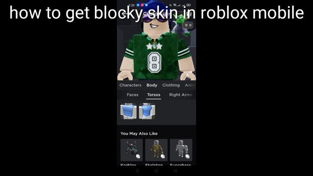 How to get blocky skin on roblox mobile new 2020! смотреть онлайн