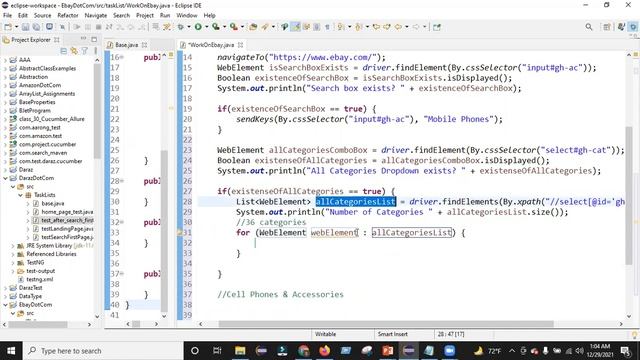 Selenium Tutorial for Beginners | Practical Session 02 in Selenium with Test Requirements | Part 22 смотреть онлайн