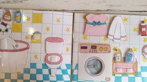 Басик/кукольный домик/ альбом с липучками