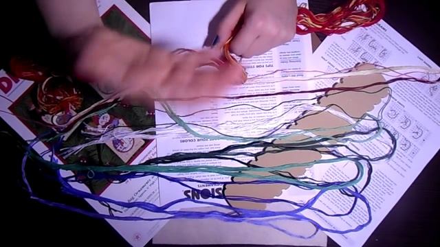 МОНОЛОГ: Gift Bag Ornaments_DIMENSIONS / Організація ниточок/