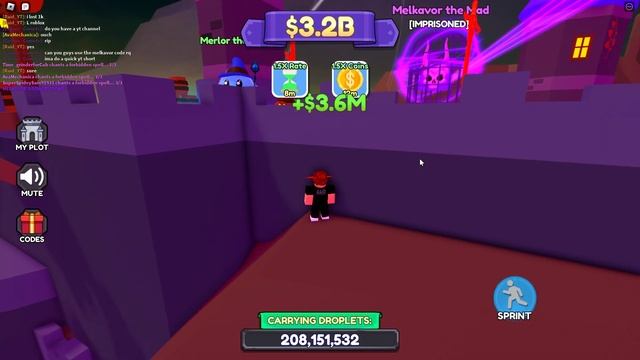 doing the melkavor code (halloween update) Slime tower tycoon roblox смотреть онлайн