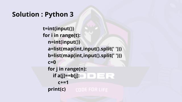 Economics Class Problem Code: ECOCLASS | CodeChef Solution | Python3 смотреть онлайн