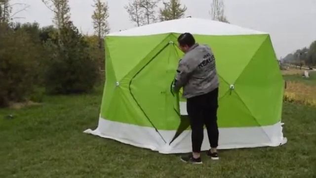 Палатка шестигранная для зимней рыбалки, "TravelTop" 1636. смотреть онлайн