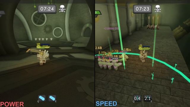SPEED VS POWER *BEST WARRIOR SKILL* IN STEAMPUNK SEWERS DUNGEON QUEST ROBLOX смотреть онлайн