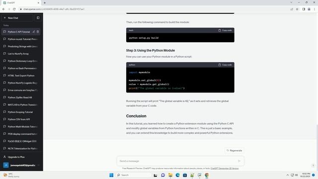 Python C API and global variables modified in python functions смотреть онлайн