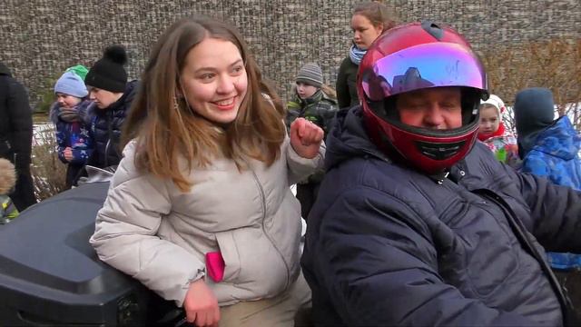 Ночные волки в гостях у Непосед на масленице 2020 г.Железнодорожный смотреть онлайн