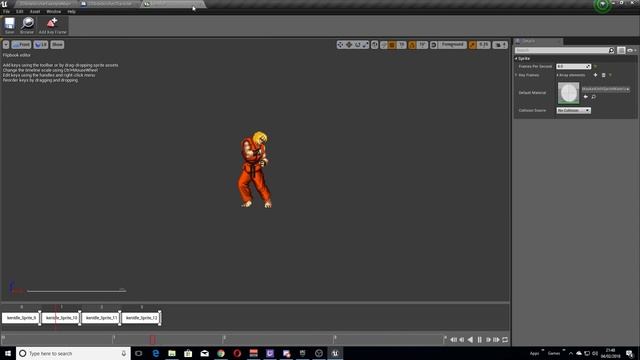 Unreal Engine 4 2D Fighting Game Re-Birth Lesson 01 : Setting Up The Sprites смотреть онлайн