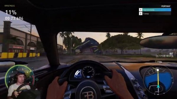 Плейлист DONUT MEDIA. Прохождение The Crew Motorfest (2023) на руле Thrustmaster T300RS #6