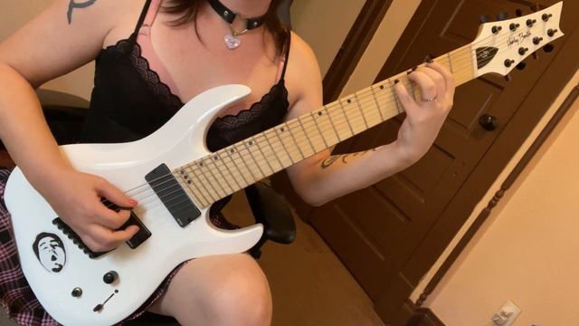 Nevermore - The River Dragon play-through (Harley Benton fanned 8 w/ EMG808s) смотреть онлайн