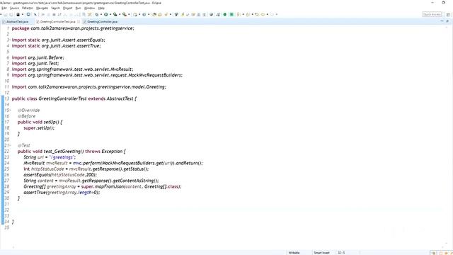 How to write a JUnit Test Case for Web Controller in Spring Boot смотреть онлайн