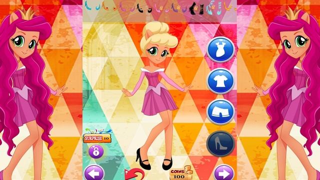Equestria Girls Princess Dress Up & Cool Fashion Game смотреть онлайн