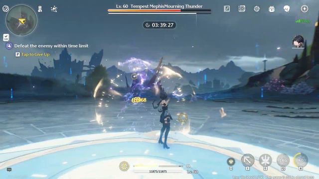 SOLO Lingyang Wuthering Waves Endgame Hologram Tempest Mephis LVL3 смотреть онлайн