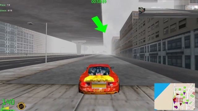 Midtown Madness 2 - SOMA Insanity - Golden Gate Racepack Checkpoint[Professional] смотреть онлайн