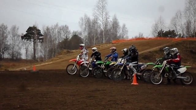 Тренировка мотокросс Дмитров 04.11.2015 смотреть онлайн